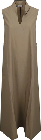 Brunello Cucinelli Dame Kjoler Beige M,