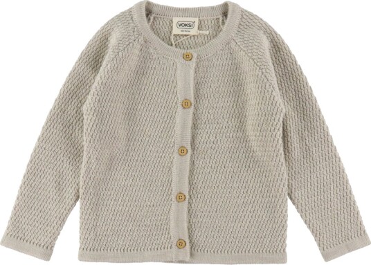 Voksi Cardigan Ull Seashell Sand Voksi 3 4 år 98 104 Cardigan Beige Voksi Cardigan Ull Seashell Sand Voksi 3 4 år 98 104 Cardigan Beige