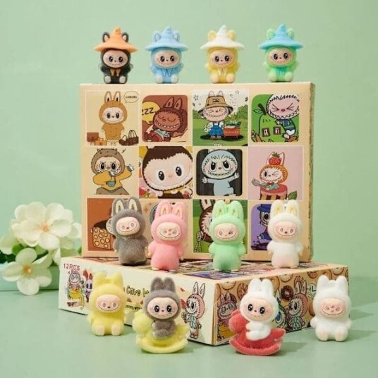 Monster Adventskalender hule gledesheng dekorative gjenstander barnegaver 2 stk