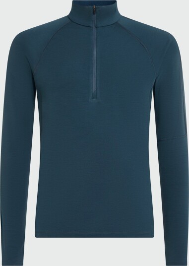 Icebreaker Men"s Merino 300 MerinoFine Polar Long Sleeve Half Zip Abyss M