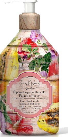 Rudy Profumi Liquid Soap Papaya & Hibiscus 500ml