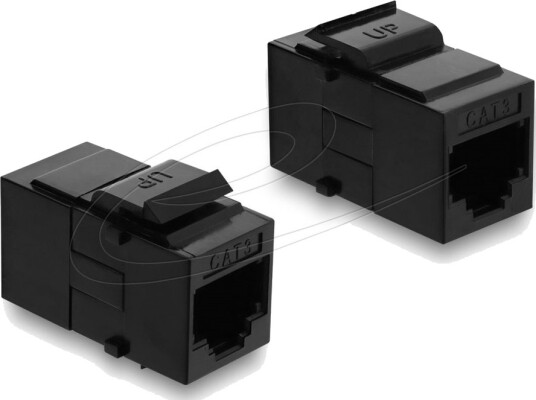 Delock 90836 RJ45 kobling Cat6 svart