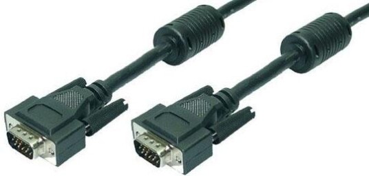 LogiLink - Cable VGA 2x Ferryt HQ, lenght 5m