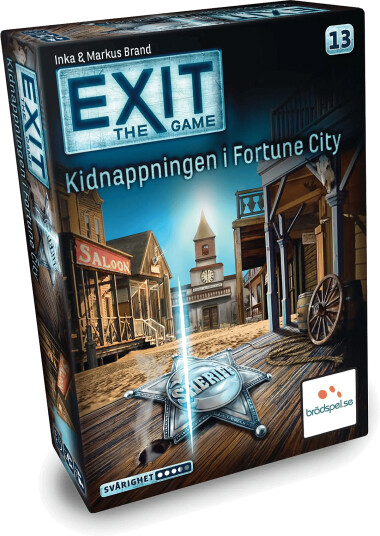 Spilbræt Exit 13: Kidnappningen I Fortune City (Se) - Multi/patterned - ONE SIZE