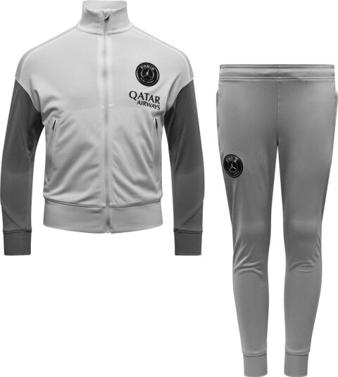 Paris Saint Germain Tracksuit Dri FIT Strike Jordan x PSG Night Edition Hvit/Atmosphere Grå/Svart Barn Nike størrelse L: 147 158 cm