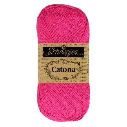 Scheepjes Catona Garn 604 Neonrosa - 25g Scheepjes Catona Garn 604 Neonrosa - 25g