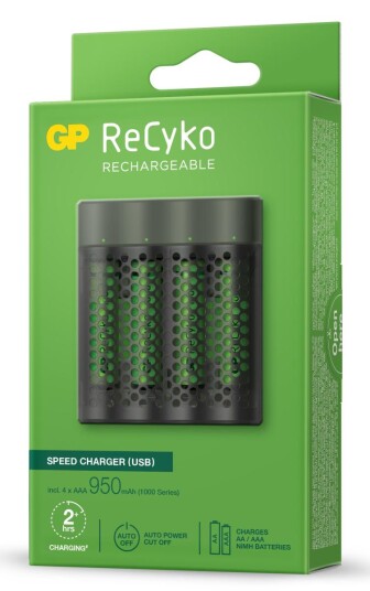 GP Batterier GP ReCyko Speed Charger M451/100AAA OneSize, Grey GP Batterier GP ReCyko Speed Charger M451/100AAA OneSize, Grey