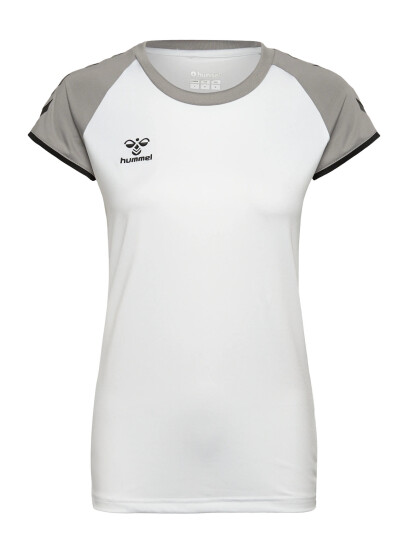 Hummel Hmlcore Volley Stretch Tee Wo - White - S Hummel Hmlcore Volley Stretch Tee Wo - White - S