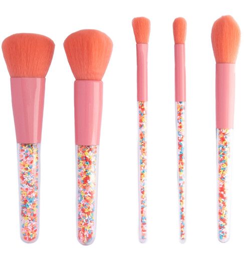 Oh Flossy Sprinkle Brush Set - Multi/patterned - 5 PCS Oh Flossy Sprinkle Brush Set - Multi/patterned - 5 PCS