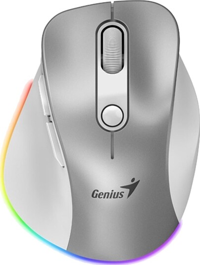 Genius Ergo 9000S Pro Mus Sølv 2400 Dpi