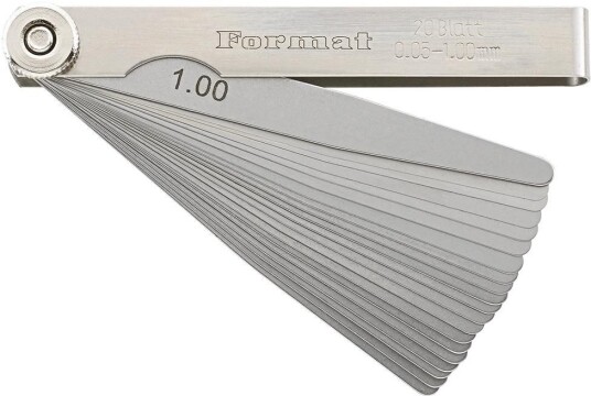 Format Bladmått 0,005 1,0mm T3 100mm 20st Format Bladmått 0,005 1,0mm T3 100mm 20st