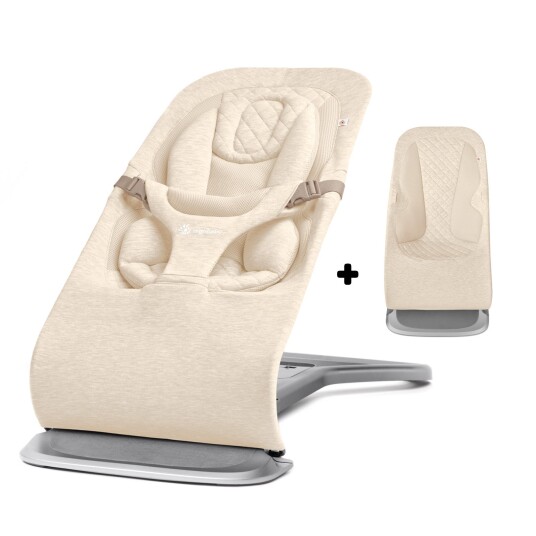 Ergobaby Evolve 3 i 1 Babysitter Cream Med Extra Tygsits Ergobaby Evolve 3 i 1 Babysitter Cream Med Extra Tygsits