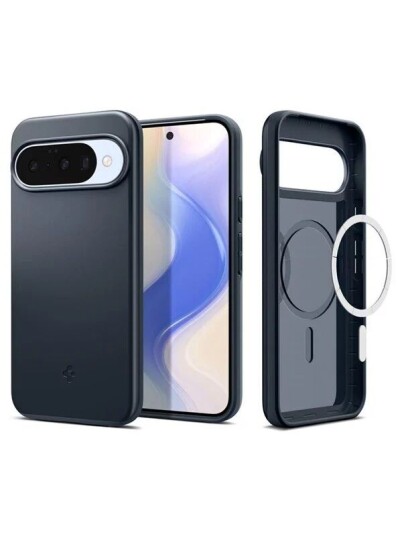 Spigen Thin Fit MagSafe Mobildeksel for Google Pixel 10 Pro/10 - Metal Slate Spigen Thin Fit MagSafe Mobildeksel for Google Pixel 10 Pro/10 - Metal Slate