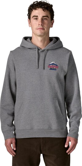 Patagonia Men"s Great Waves Uprisal Hoody Gravel Heather XL