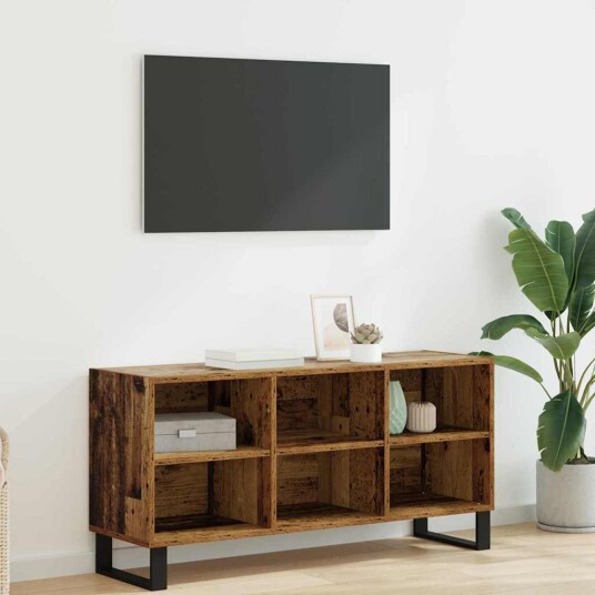 TV skap Gamle tre 103,5 x 30 x 50 cm Konstruert tre TV skap Gamle tre 103,5 x 30 x 50 cm Konstruert tre
