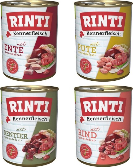 Rinti Våtfôr Kennerkjøtt Mix 2 12 X 800 G Rinti Våtfôr Kennerkjøtt Mix 2 12 X 800 G