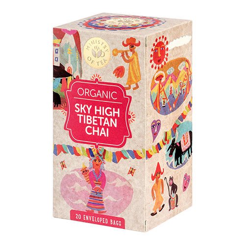 Ministry Of Tea Chai Sky High Tibetan te Øko 20 Poser