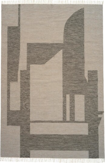 Kristina Dam Studio Contemporary Kelim Rug Off White/ Grå 300 cm