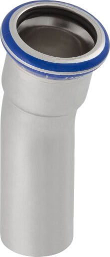 28 mm bøy 15° muffe/nippel Mapress RF