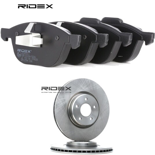 RIDEX 3405B0135 Bremseskiver og -klosser