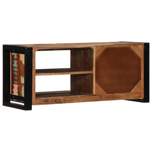  TV-benk 80x30x35 cm gjenvunnet heltre 8721158339652