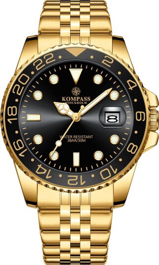 Kompass Monarch Gold Black