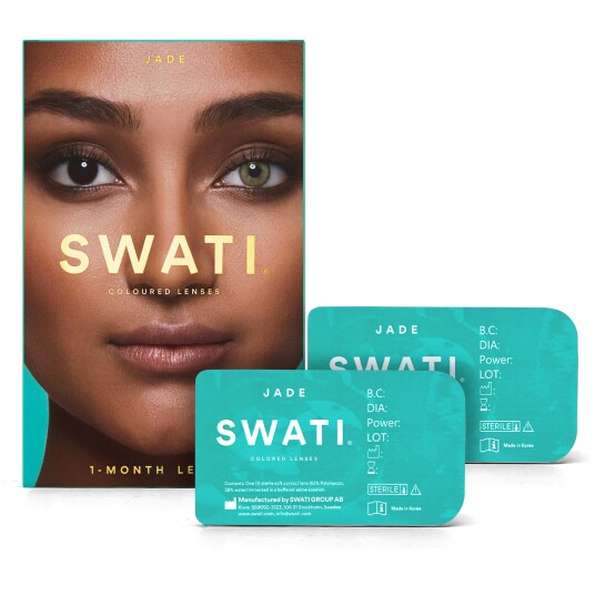 Swati Coloured Lenses Jade 1 Month 1 par Kosmetiske Linser