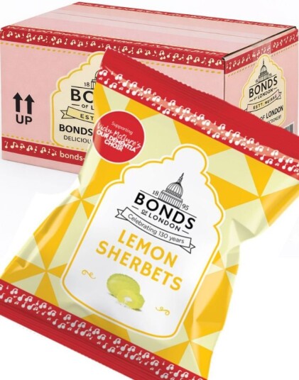 12 stk Lemon Sherbets   Bonds of London   Hel Eske UK