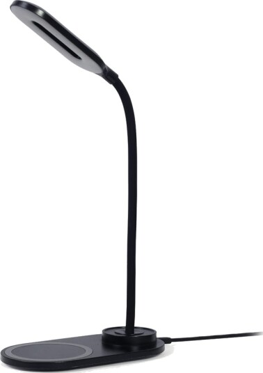 Gembird Led Skrivebordslampe Med Trådløs Lader Svart