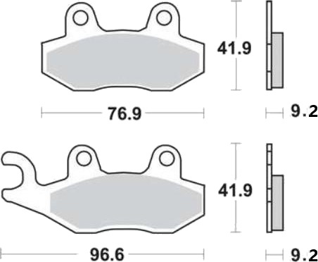 BREMBO 07035 Bremseklosser