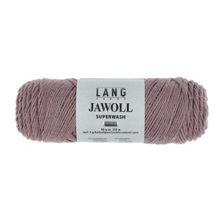 Lang Garn Jawoll Garn 348 Mørk Gammelrosa