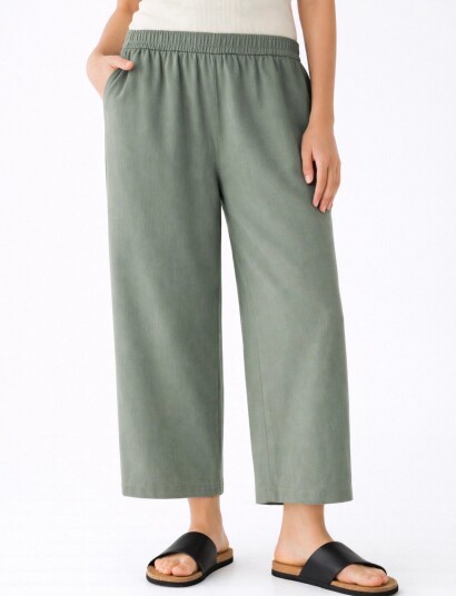 Movesgood Com Trousers   Khaki green   M
