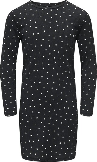 Kids Only Kogmelia L/S Dress Jrs BLACK 134 140