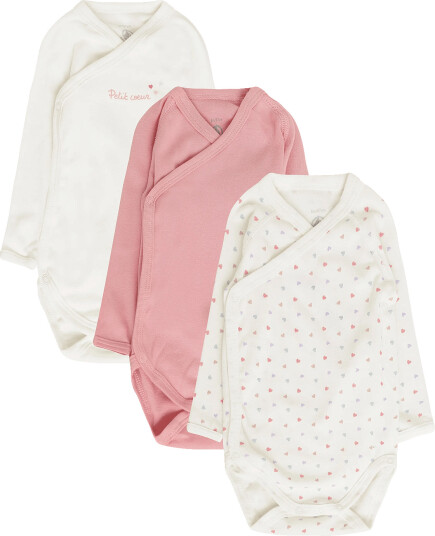 Petit Bateau Sf Bodies Naissance Ml Cream 54