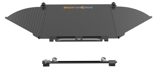Bright Tangerine Carbon Fib Bottom Flag Misfit Kick & 360 Mk II Bright Tangerine Carbon Fib Bottom Flag Misfit Kick & 360 Mk II