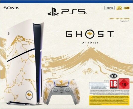 PlayStation 5 Slim spillkonsoll Ghost of Yotei limited edition 1TB