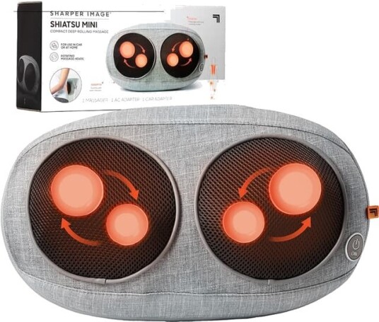 Sharper Image Kompakt Shiatsu minimassasjeapparat 1216001791 grå