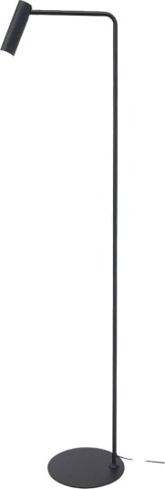 Slim gulvlampe Svart