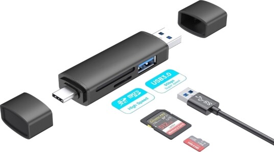 Eletra USB 3.0/USB C kortleser