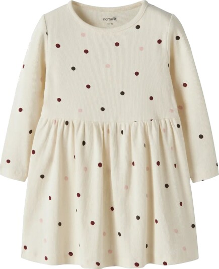 Name It Nmfnutti Ls Dress Noos Cream 98 Name It Nmfnutti Ls Dress Noos Cream 98