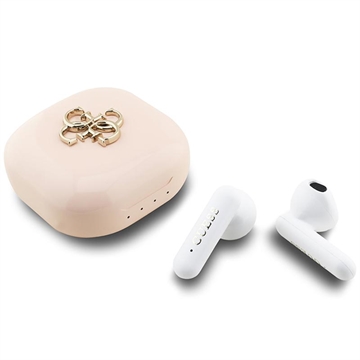 Guess 4G Metal Logo True Wireless Øretelefoner Rosa