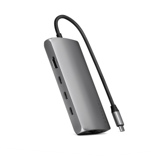 Satechi USB-C 8K Ethernet V3 Multiport USB hub  Space Grey 