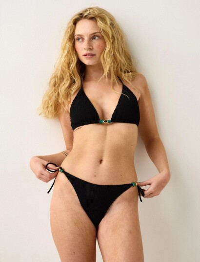 Lindex Brazilian Bikini Bottom   Black   XS