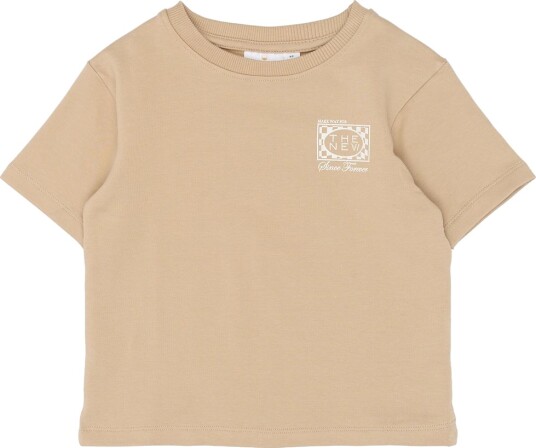 The New Tnsttitan Os S_S Sweat Tee Beige 86 The New Tnsttitan Os S_S Sweat Tee Beige 86