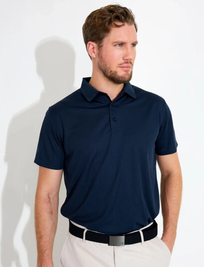 Abacus Mens Cray Drycool Polo   Blue   XXXL
