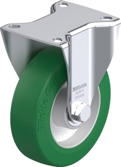 Blickle 632828 Bk-Alst 125K-1 Fast Hjul, Hjuldiameter 125 Mm, Bæreevne Maks. 350 Kg (1 Stk.)