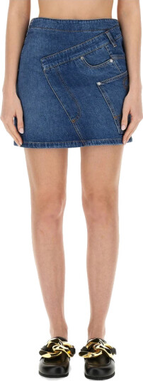 JW Anderson Dame Skjørt Blå XS, JW Anderson Dame Skjørt Blå XS,