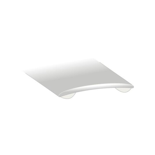 Lundbergs Skjøtelist Selvklebende Aluminium 2mm 40mm 1000mm Sølv