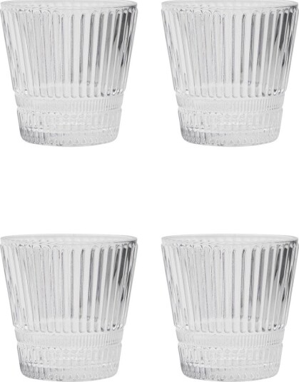 House Doctor Vannglass 25 cl 4 stk klar House Doctor Vannglass 25 cl 4 stk klar