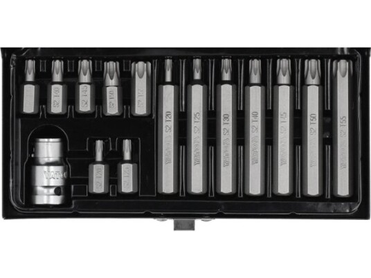 Yato 14-dels Torx bitssett T20-T55 9.5 mm stål Håndverktøy